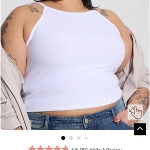 NWT Torrid Ribbed Crop Top